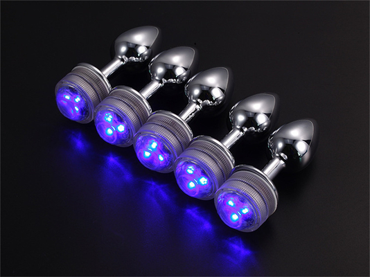 Color Changing Anus Enlarge Anal Butt Plug With Remote Anal Light Up Plug Anal Plug With Led Lights