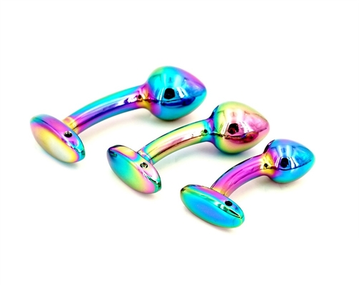 Gay Anal Toys for Adults Plug Anal Sex Metal Butt Plug Jewelry Erotic Toy Mini Vibrator Anal Plug Private Good for Men/W