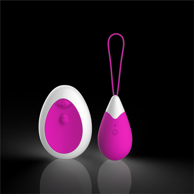 Silicone 10 Frequencies Remote Control Jump Love Egg Vibrator