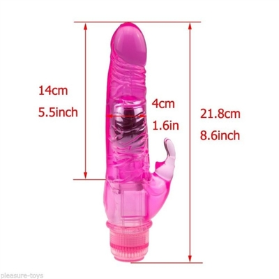 Rabbit Glans Penis G-Spot Vibrator Female Apparatus Silicone Vibration Vibrating dildo