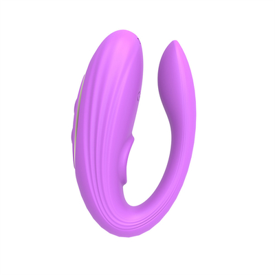 Invisible Wear Anal and Clitoris Massager Made of Medical Silicone U Shape G Spot Vibrator Sex Toys for Woman