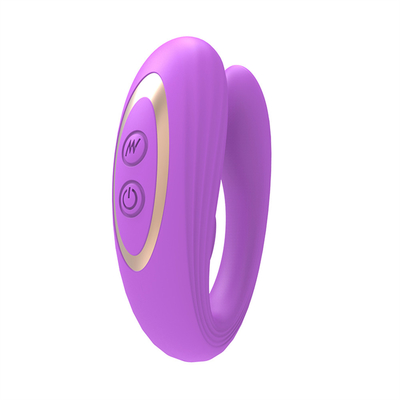 Invisible Wear Anal and Clitoris Massager Made of Medical Silicone U Shape G Spot Vibrator Sex Toys for Woman