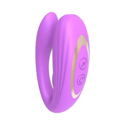 Invisible Wear Anal and Clitoris Massager Made of Medical Silicone U Shape G Spot Vibrator Sex Toys for Woman