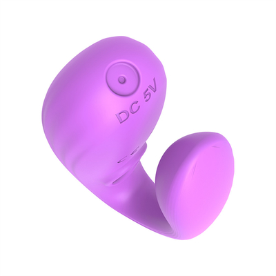Invisible Wear Anal and Clitoris Massager Made of Medical Silicone U Shape G Spot Vibrator Sex Toys for Woman
