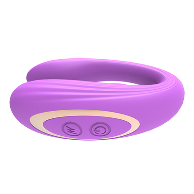 Invisible Wear Anal and Clitoris Massager Made of Medical Silicone U Shape G Spot Vibrator Sex Toys for Woman