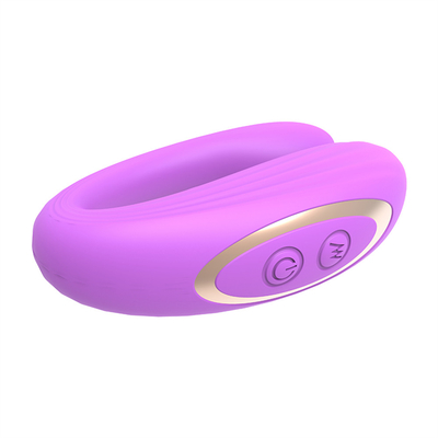 Invisible Wear Anal and Clitoris Massager Made of Medical Silicone U Shape G Spot Vibrator Sex Toys for Woman