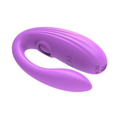 Invisible Wear Anal and Clitoris Massager Made of Medical Silicone U Shape G Spot Vibrator Sex Toys for Woman