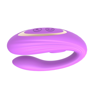 Invisible Wear Anal and Clitoris Massager Made of Medical Silicone U Shape G Spot Vibrator Sex Toys for Woman