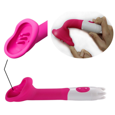 12 Speeds Tongue Vibrator Clitoris Stimulator Pussy Pump Nipple Vagina Massage Brush