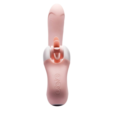 Oral Tongue Licking Clitoris Intelligent Heating Vibrator Rotation Tongue Sex Toy Vibrator For Women