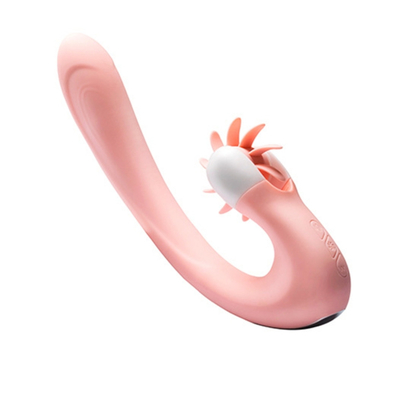 Oral Tongue Licking Clitoris Intelligent Heating Vibrator Rotation Tongue Sex Toy Vibrator For Women