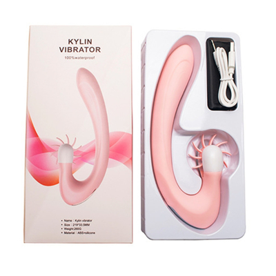 Oral Tongue Licking Clitoris Intelligent Heating Vibrator Rotation Tongue Sex Toy Vibrator For Women