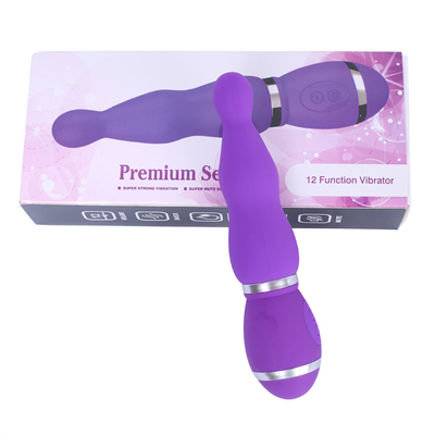 Threaded Female Masturbation Vaginal Massage Vibrator Sex Toy