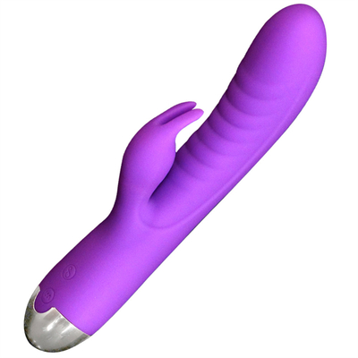 USB Rechargeable G-Spot Vagina Clitoris Massager Rabbit Vibrators For Women