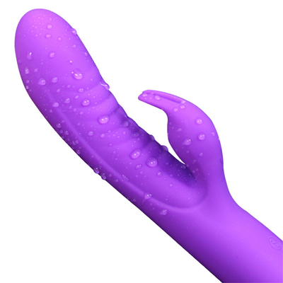 USB Rechargeable G-Spot Vagina Clitoris Massager Rabbit Vibrators For Women