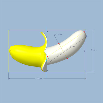 Banana Shape Adult Sex Toys G-Spot Vagina Licking Vibrator for Female Sexy Banana Toy Vibrating Stimulator Vibrator