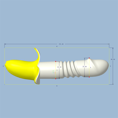 Banana Shape Adult Sex Toys G-Spot Vagina Licking Vibrator for Female Sexy Banana Toy Vibrating Stimulator Vibrator