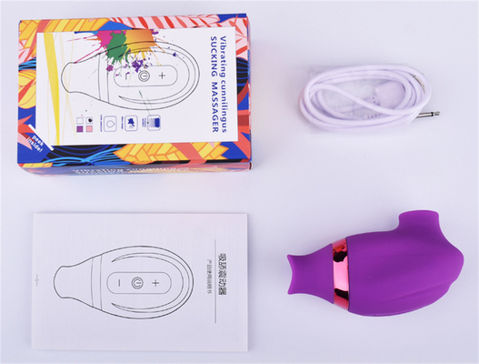 USB Rechargeable Silicone Nipple Sucking Vibrator Clitoris Licking Vibrator Sex Toys For Women