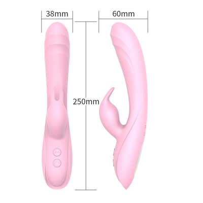 New Arrival Rabbit Vibe G Spot Stimulator 7 Speeds Vibration Dildo Vibrator Sex Toy for Women