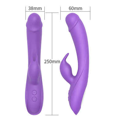 New Arrival Rabbit Vibe G Spot Stimulator 7 Speeds Vibration Dildo Vibrator Sex Toy for Women