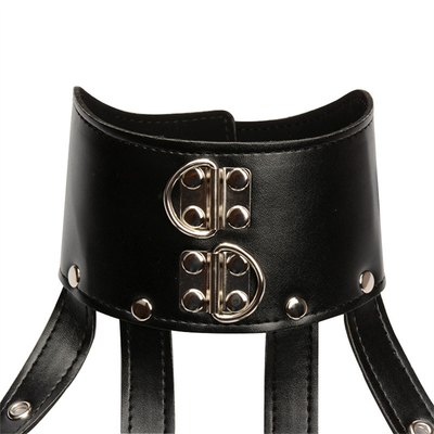 Beautiful Queen Model Leather Sexy Lingerie Bondage Breast Lingerie Body Harness Restraint