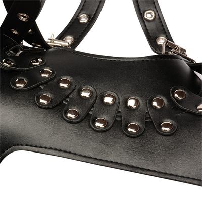 Beautiful Queen Model Leather Sexy Lingerie Bondage Breast Lingerie Body Harness Restraint