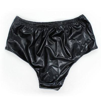 Fetish Latex Women's Men's Adult Wear Underwear With Anal Butt Plug Panties Male Bondage Restraint