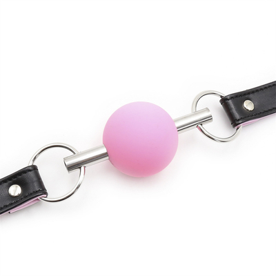 Silicone Soft Sex Toy Bdsm Bondage Plug Ball Open Mouth Gag