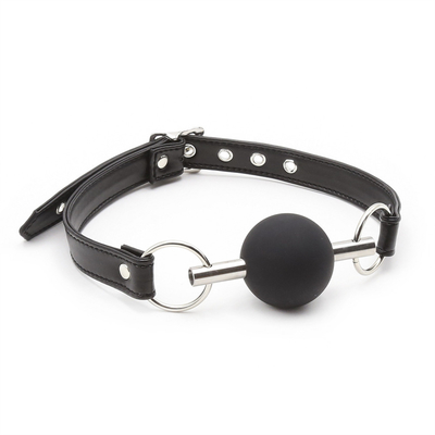 Silicone Soft Sex Toy Bdsm Bondage Plug Ball Open Mouth Gag