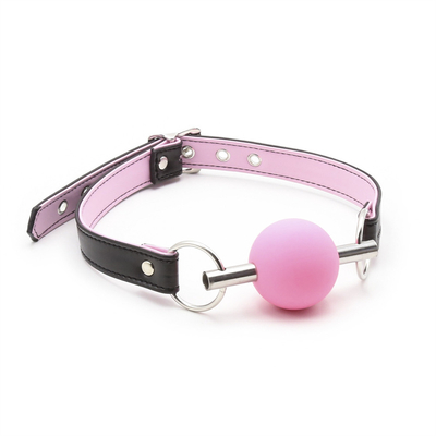 Silicone Soft Sex Toy Bdsm Bondage Plug Ball Open Mouth Gag