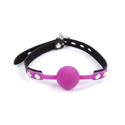 Silicone Soft Sex Toy Bdsm Bondage Plug Ball Open Mouth Gag