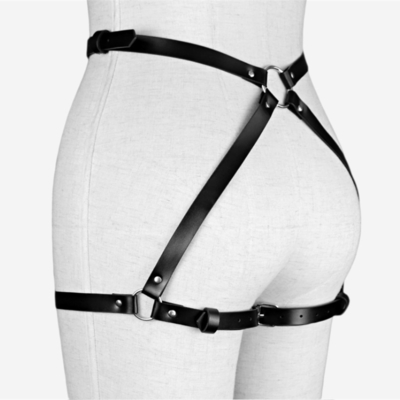 Sexy Punk Leather Garter Adjustable Waist Belt Sex Body Legs Harness Female BDSM