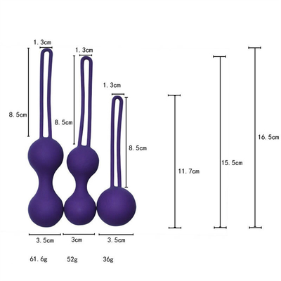 Silicone Vagina Stress Therapy Training Kegel Ball Sex Toy for Woman