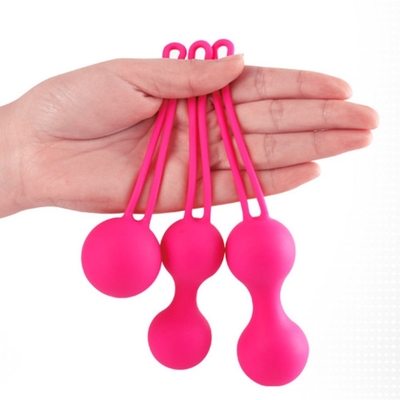 Silicone Vagina Stress Therapy Training Kegel Ball Sex Toy for Woman