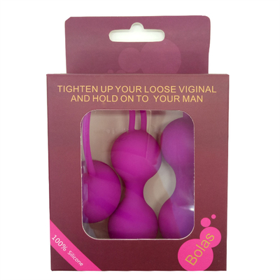 Silicone Vagina Stress Therapy Training Kegel Ball Sex Toy for Woman