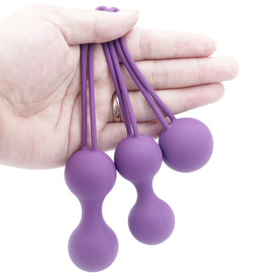 Silicone Vagina Stress Therapy Training Kegel Ball Sex Toy for Woman