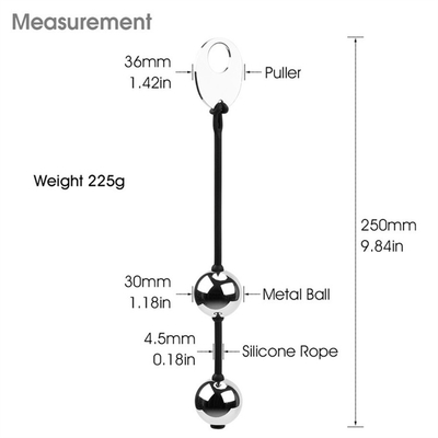 Body Safe Metal Heavy Pleasure Balls Vaginal Balls Unisex Anal Beads