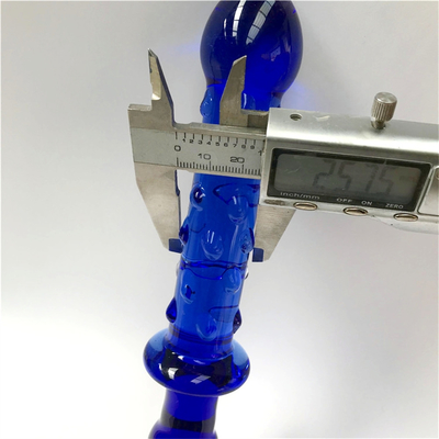 Glass Dildo Blue Prostate Massager Crystal Glass Dildo Sex Toys For Women