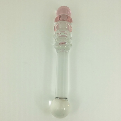 Large Crystal Dildo Glass Yoni Wand G Spot Sex Toys Glass Dildo Clear Anal Butt Plug for Women Vaginal Massage