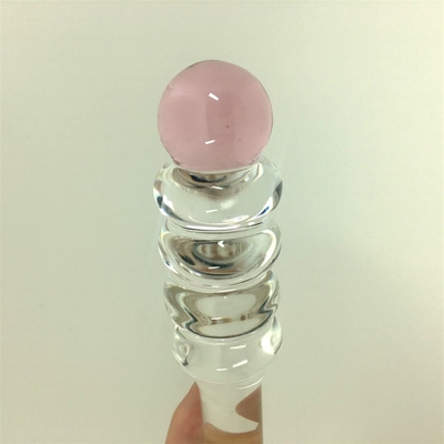 Large Crystal Dildo Glass Yoni Wand G Spot Sex Toys Glass Dildo Clear Anal Butt Plug for Women Vaginal Massage