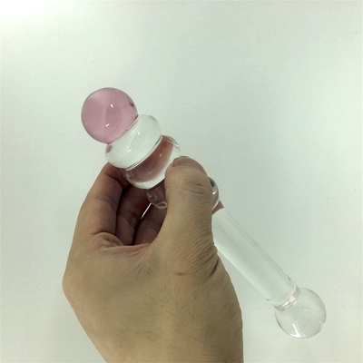 Large Crystal Dildo Glass Yoni Wand G Spot Sex Toys Glass Dildo Clear Anal Butt Plug for Women Vaginal Massage