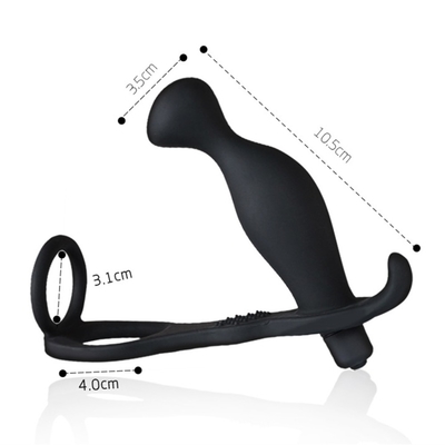 10 Frequency Double Penetration Anal Plug Dildo Butt Plug Vibrator for Men Strap on Penis Vagina Plug Adult Sex Toys for