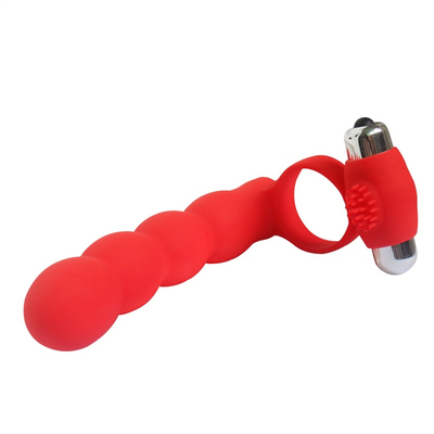 Anal Plug Scrotum Ring Drop Sex Toys Vibrating Tail Anus Plug For Women Connected with Penis Ring Anal Butt Plug Bullet