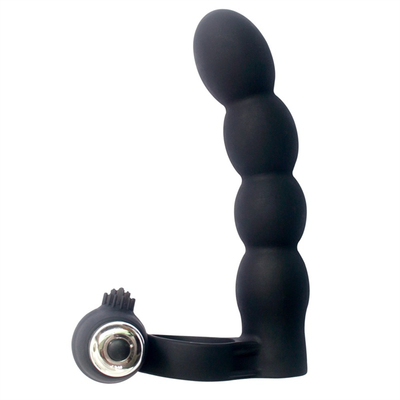 Anal Plug Scrotum Ring Drop Sex Toys Vibrating Tail Anus Plug For Women Connected with Penis Ring Anal Butt Plug Bullet