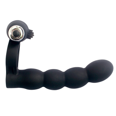 Anal Plug Scrotum Ring Drop Sex Toys Vibrating Tail Anus Plug For Women Connected with Penis Ring Anal Butt Plug Bullet