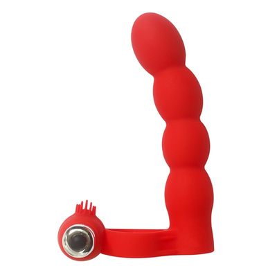 Anal Plug Scrotum Ring Drop Sex Toys Vibrating Tail Anus Plug For Women Connected with Penis Ring Anal Butt Plug Bullet