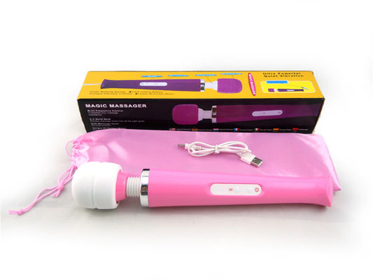 Rechargeable Wireless Handheld Vibrating AV Wand Massage Stick Sex Toys Silicone AV Vibrator