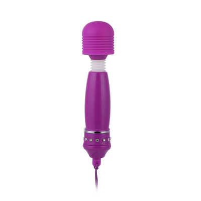 Hot Selling Sex Massage Vibrators Women Vibrating Vagina Toys Av Vibrator With Plastic Diamond For Women Sex Love