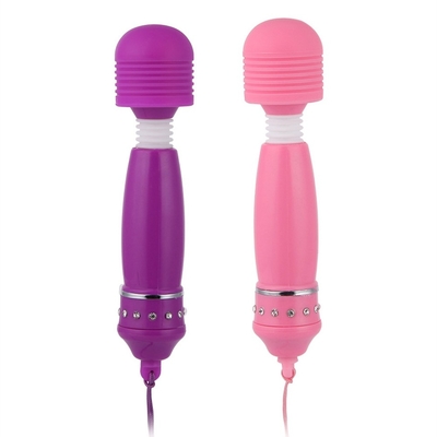 Hot Selling Sex Massage Vibrators Women Vibrating Vagina Toys Av Vibrator With Plastic Diamond For Women Sex Love