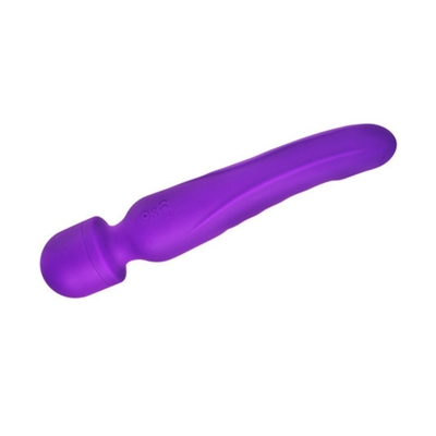 Heating AV Wand Vibrator Massager Waterproof Soft Dildo Vibrator Sex Toy For Woman